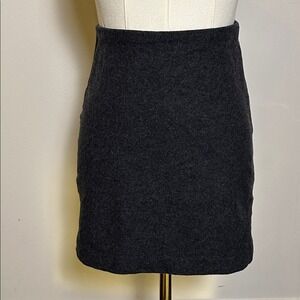 Aritzia Wilfred Wool Cashmere Blend High Rise Mini Skirt Office Career Luxury 00